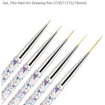 Nail Art brushes set of 5